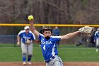 Softball vs Babson  Wheaton College Softball vs Babson College. - Photo by Keith Nordstrom : Wheaton, Softball, Babson, NEWMAC